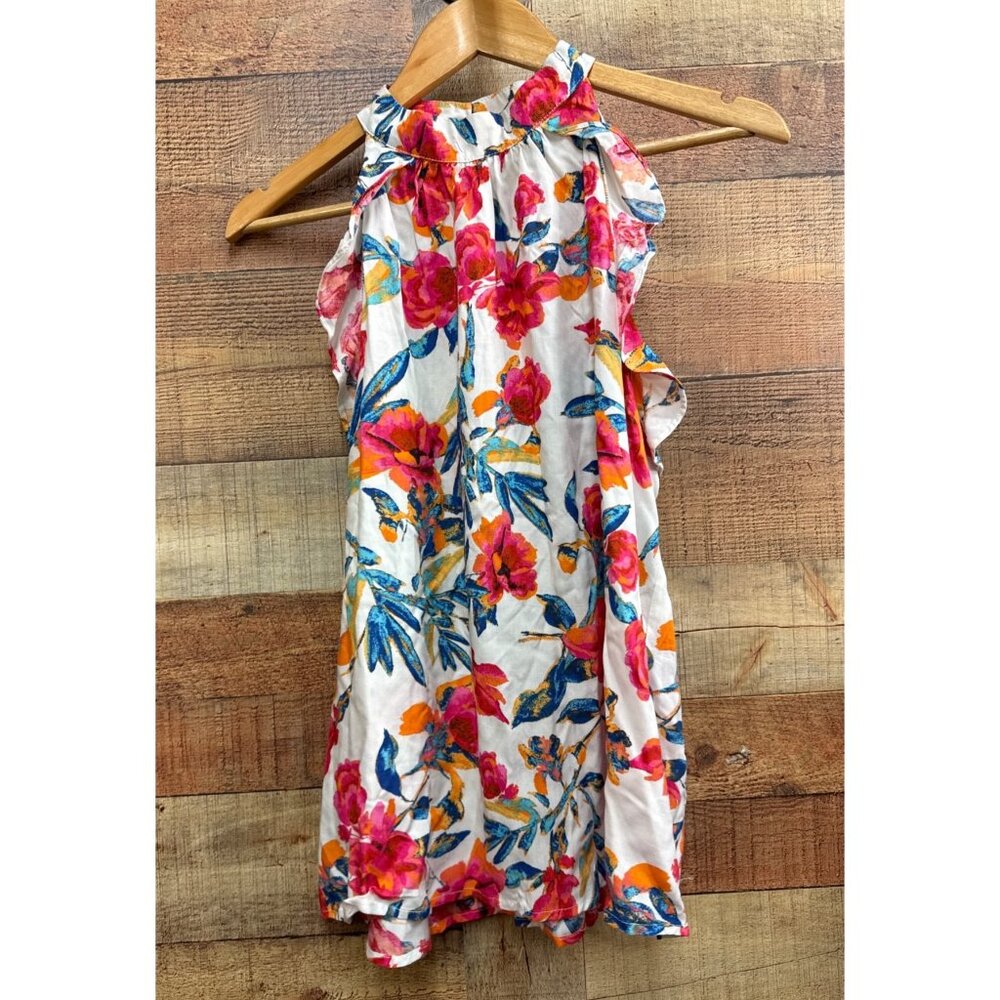 Andrée By Unit Floral Halter Neck Top Large New With Tags